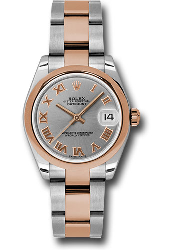 Rolex Watches - Datejust Mid-Size - Steel and Gold Pink Gold - Domed Bezel - Oyster - Style No: 178271 gro
