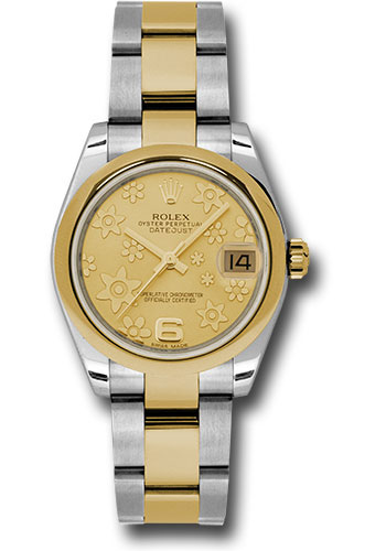 Rolex Watches - Datejust 31mm - Steel and Gold Yellow Gold - Domed Bezel - Oyster - Style No: 178243 chfo