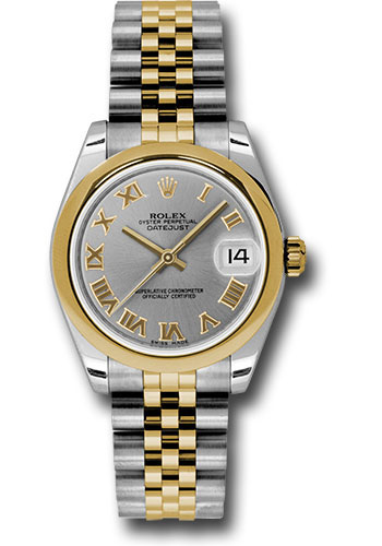 Rolex Watches - Datejust 31mm - Steel and Gold Yellow Gold - Domed Bezel - Jubilee - Style No: 178243 grj