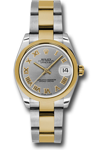 Rolex Watches - Datejust 31mm - Steel and Gold Yellow Gold - Domed Bezel - Oyster - Style No: 178243 gro