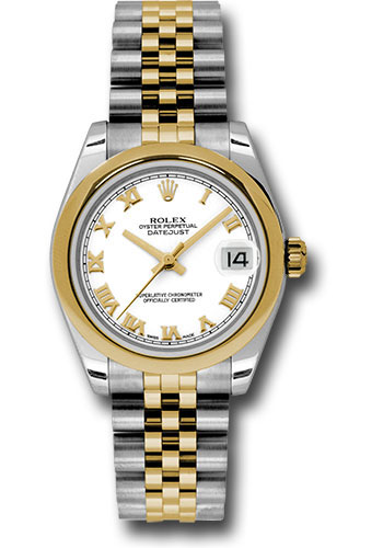 Rolex Watches - Datejust 31mm - Steel and Gold Yellow Gold - Domed Bezel - Jubilee - Style No: 178243 wrj