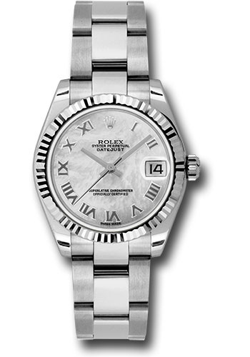 Rolex Watches - Datejust 31mm - Steel Fluted Bezel - Oyster Bracelet - Style No: 178274 mro