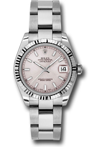 Rolex Watches - Datejust 31mm - Steel Fluted Bezel - Oyster Bracelet - Style No: 178274 pso