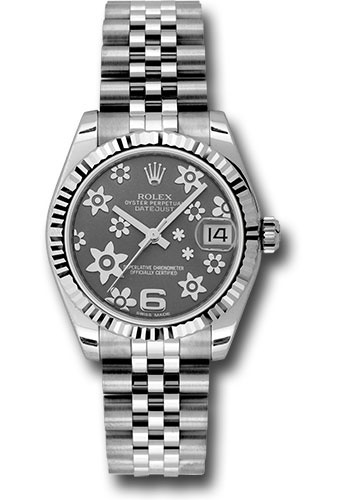 Rolex Watches - Datejust 31mm - Steel Fluted Bezel - Jublilee Bracelet - Style No: 178274 rfj