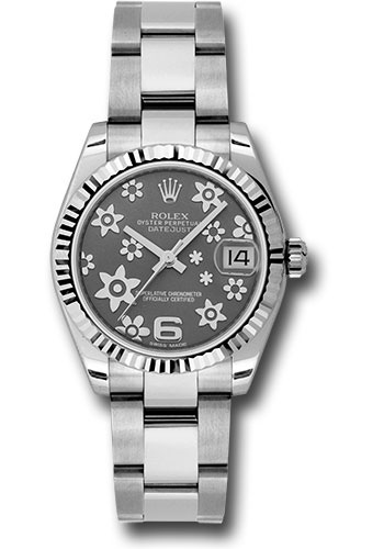 Rolex Watches - Datejust 31mm - Steel Fluted Bezel - Oyster Bracelet - Style No: 178274 rfo