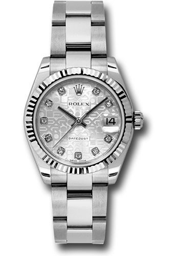 Rolex Watches - Datejust 31mm - Steel Fluted Bezel - Oyster Bracelet - Style No: 178274 sjdo