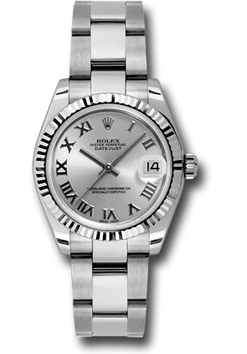 Rolex Watches - Datejust 31mm - Steel Fluted Bezel - Oyster Bracelet - Style No: 178274 sro
