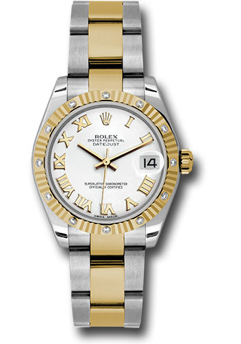 Rolex Watches - Datejust 31mm - Steel and Gold Yellow Gold - 12 Dia Bezel - Oyster - Style No: 178313 wro