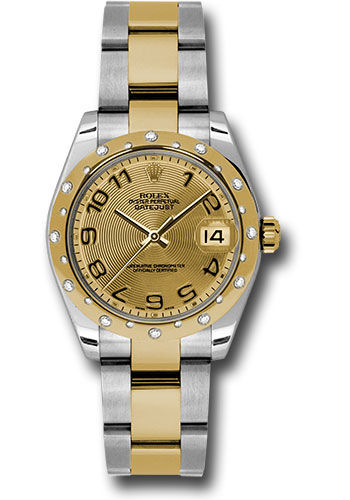 Rolex Watches - Datejust 31mm - Steel and Gold Yellow Gold - 24 Dia Bezel - Oyster - Style No: 178343 chcao