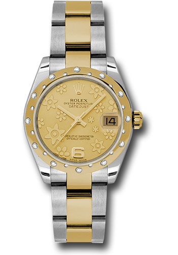 Rolex Watches - Datejust 31mm - Steel and Gold Yellow Gold - 24 Dia Bezel - Oyster - Style No: 178343 chfo