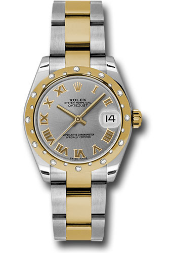 Rolex Watches - Datejust 31mm - Steel and Gold Yellow Gold - 24 Dia Bezel - Oyster - Style No: 178343 gro