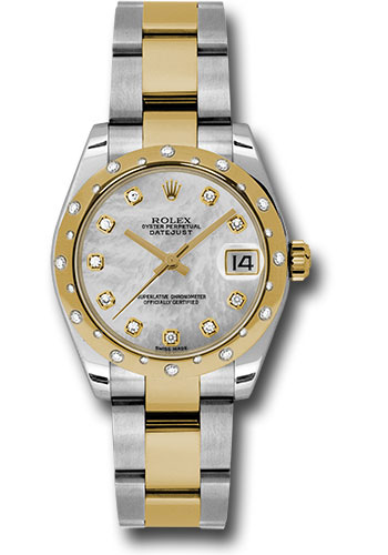 Rolex Watches - Datejust 31mm - Steel and Gold Yellow Gold - 24 Dia Bezel - Oyster - Style No: 178343 mdo