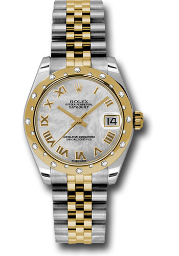 Rolex Watches - Datejust 31mm - Steel and Gold Yellow Gold - 24 Dia Bezel - Jubilee - Style No: 178343 mrj