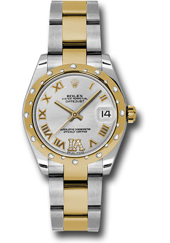 Rolex Watches - Datejust 31mm - Steel and Gold Yellow Gold - 24 Dia Bezel - Oyster - Style No: 178343 sdro