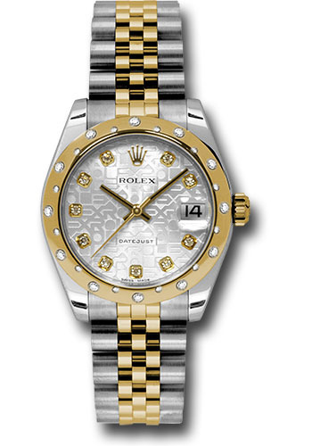 Rolex Watches - Datejust 31mm - Steel and Gold Yellow Gold - 24 Dia Bezel - Jubilee - Style No: 178343 sjdj