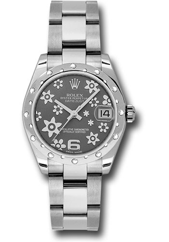 Rolex Watches - Datejust 31mm - Steel 24 Diamond Bezel - Oyster Bracelet - Style No: 178344 rfo
