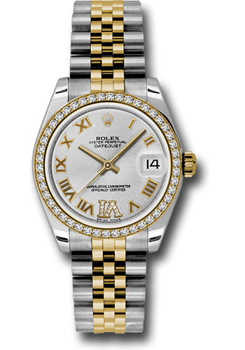 Rolex Watches - Datejust 31mm - Steel and Gold Yellow Gold - 46 Dia Bezel - Jubilee - Style No: 178383 sdrj