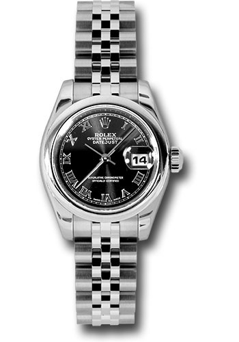 Rolex Watches - Datejust Lady - Steel Domed Bezel - Jublilee Bracelet - Style No: 179160bkrj