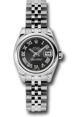 Rolex Watches - Datejust Lady - Steel Domed Bezel - Jublilee Bracelet - Style No: 179160bksbrj