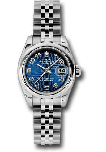 Rolex Watches - Datejust Lady - Steel Domed Bezel - Jublilee Bracelet - Style No: 179160blcaj