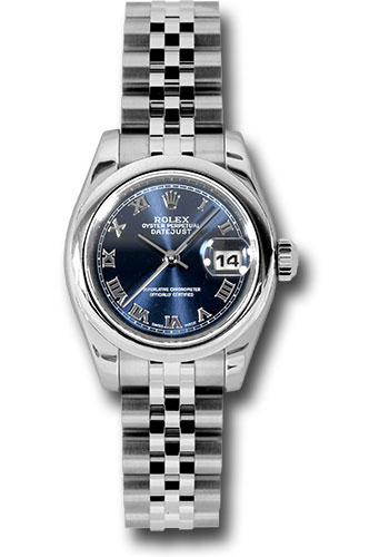 Rolex Watches - Datejust Lady - Steel Domed Bezel - Jublilee Bracelet - Style No: 179160brj