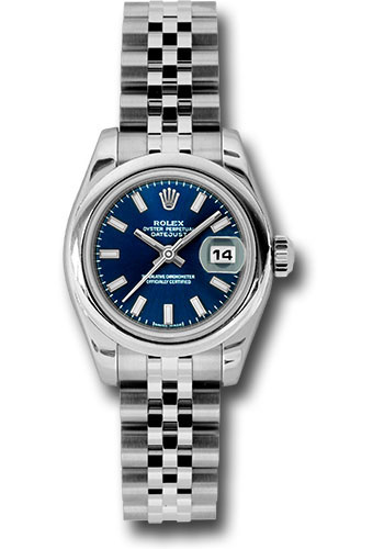 Rolex Watches - Datejust Lady - Steel Domed Bezel - Jublilee Bracelet - Style No: 179160bsj
