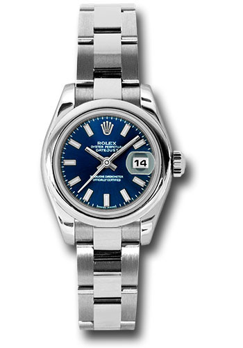 Rolex Watches - Datejust Lady - Steel Domed Bezel - Oyster Bracelet - Style No: 179160bso