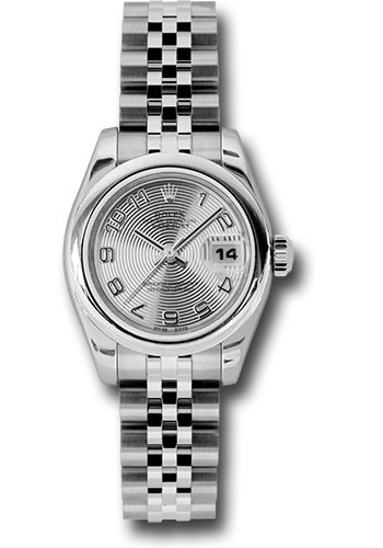 Rolex Watches - Datejust Lady - Steel Domed Bezel - Jublilee Bracelet - Style No: 179160scaj