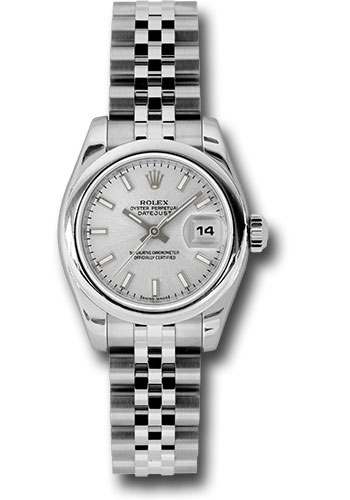 Rolex Watches - Datejust Lady - Steel Domed Bezel - Jublilee Bracelet - Style No: 179160ssj
