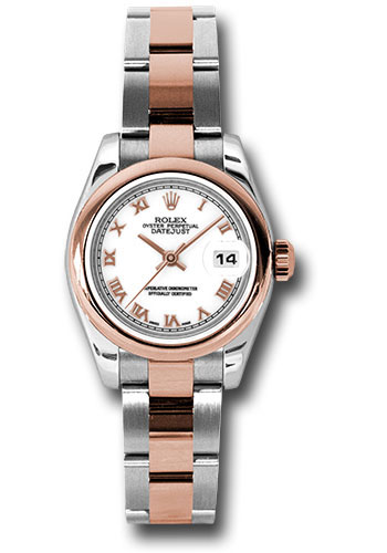 Rolex Watches - Datejust Lady - Steel and Gold Pink Gold - Domed Bezel - Oyster - Style No: 179161 wro