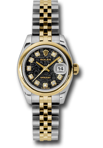 Rolex Watches - Datejust Lady - Steel and Gold Yellow Gold - Domed Bezel - Jubilee - Style No: 179163 bkjdj