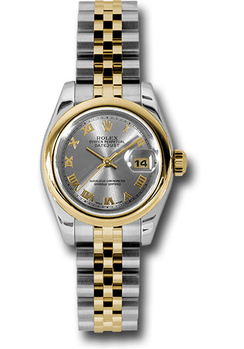 Rolex Watches - Datejust Lady - Steel and Gold Yellow Gold - Domed Bezel - Jubilee - Style No: 179163 grj