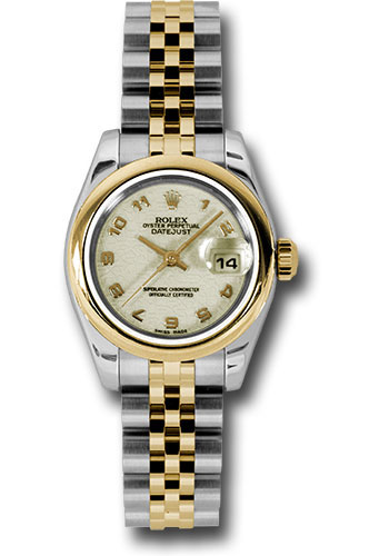 Rolex Watches - Datejust Lady - Steel and Gold Yellow Gold - Domed Bezel - Jubilee - Style No: 179163 ijaj