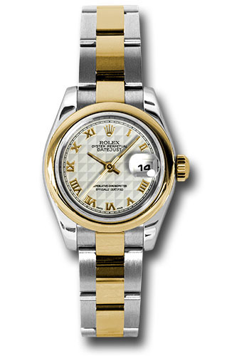 Rolex Watches - Datejust Lady - Steel and Gold Yellow Gold - Domed Bezel - Oyster - Style No: 179163 ipro