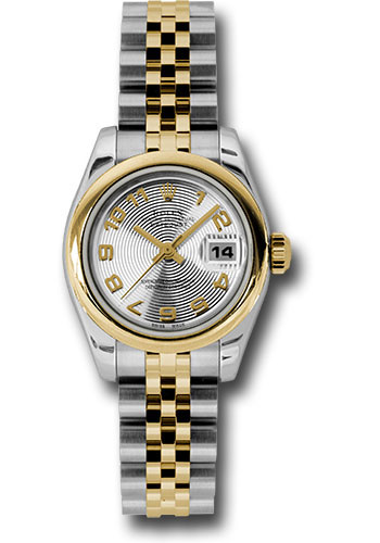 Rolex Watches - Datejust Lady - Steel and Gold Yellow Gold - Domed Bezel - Jubilee - Style No: 179163 scaj