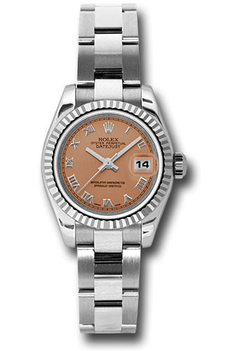 Rolex Watches - Datejust Lady - Steel Fluted Bezel - Oyster Bracelet - Style No: 179174 pro