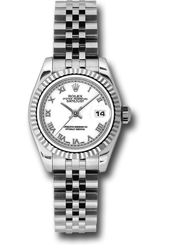 Rolex Watches - Datejust Lady - Steel Fluted Bezel - Jublilee Bracelet - Style No: 179174wrj