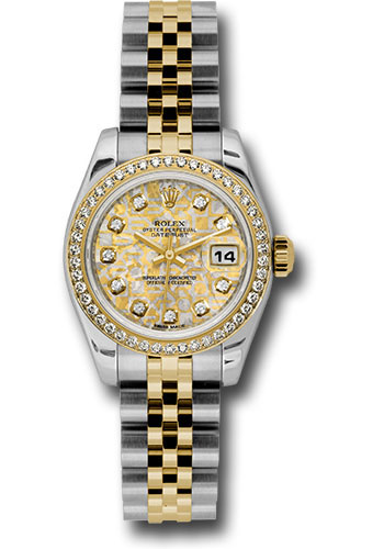 Rolex Watches - Datejust Lady - Steel and Gold Yellow Gold - 46 Dia Bezel - Jubilee - Style No: 179383 ygjcdj