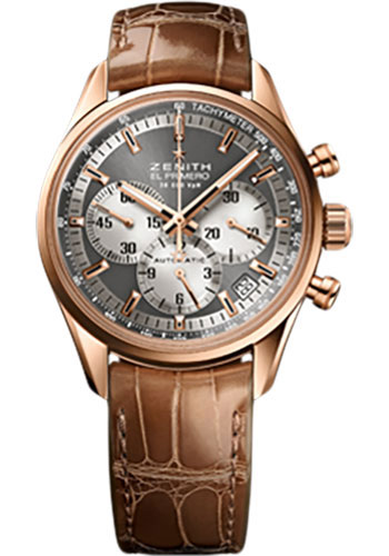 Zenith Watches - El Primero Lady 36'000 VPH - 38mm Rose Gold - Style No: 18.2150.400/21.C709