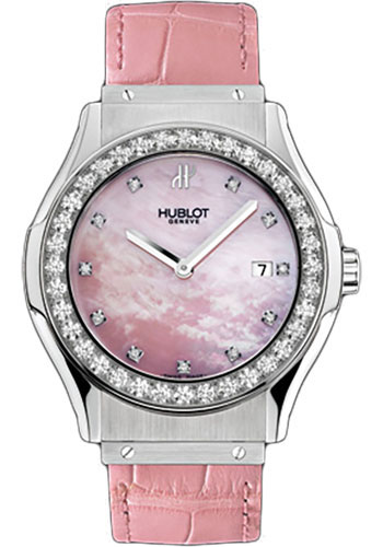 Hublot Watches - Classic 41mm Stainless Steel With Diamonds - Style No: 1905.NR24.1.014.1.croco