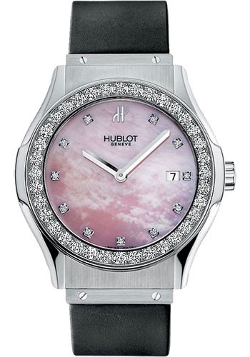 Hublot Watches - Classic 41mm Stainless Steel With Diamonds - Style No: 1905.NR24.1.014