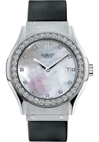 Hublot Watches - Classic 41mm Stainless Steel With Diamonds - Style No: 1905.NW24.1.014