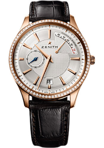Zenith Watches - Elite Captain Power Reserve Rose Gold - Style No: 22.2120.685/02.C498