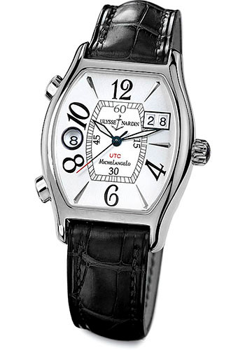 Ulysse Nardin Watches - Michelangelo UTC Dual Time Steel - Style No: 223-68/581