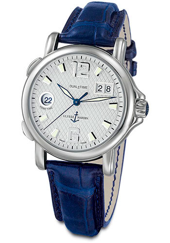 Ulysse Nardin Watches - GMT Dual Time 40mm Steel - Style No: 223-88/60