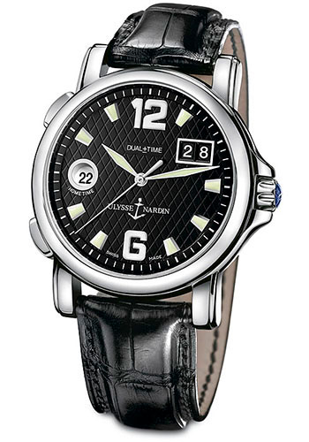 Ulysse Nardin Watches - GMT Dual Time 40mm Steel - Style No: 223-88/62