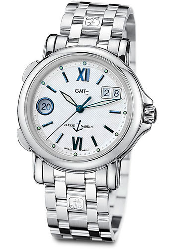 Ulysse Nardin Watches - GMT Dual Time 40mm Steel - Style No: 223-88-7