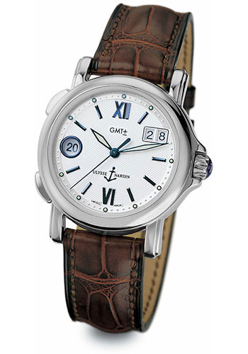 Ulysse Nardin Watches - GMT Dual Time 40mm Steel - Style No: 223-88