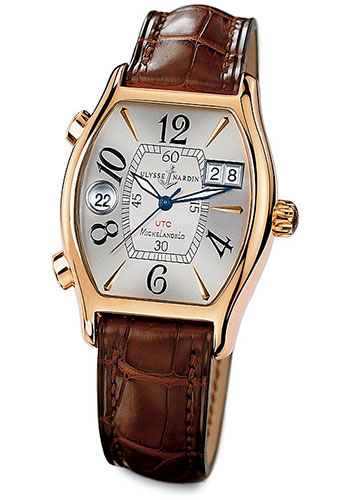 Ulysse Nardin Watches - Michelangelo UTC Dual Time Gold - Style No: 226-68/582
