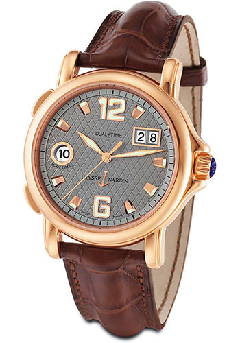 Ulysse Nardin Watches - GMT Dual Time 40mm Rose Gold - Style No: 226-87/61